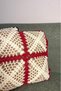 Special Motif Knitted Throw Pillow Cover - Handmade, Motif Detailed, Pillowcase - Pine Tree - 4