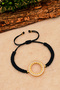 Bracelet for Half Gold Women's Bracelet with Half Gold Insert Model Bt069
