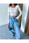 Ripped Detailed Knitwear Low-Cut Crop - 2