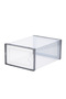 Stackable Transparent Plastic Shoe Storage Box with Lid 12pcs - 5