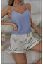 Women's Shorts Pajama Set - 2