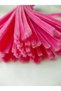50 Pieces of Dark Pink Chenille, Feathered Wire Suitable for Flower Making, 30 cm 6mm - 3