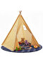 Summer & Fun Tent for Kids – Their Magical Kingdom of Joy and Imagination - Mustard
