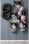 Kuromi Birthday Themed Balloon Set 8 Years Old Black Number Balloon + 4 Different Models Full + Set Balloon Bouquet