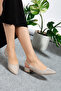 Women's Imported Heeled Shoes with Adjustable Back and Laser Engraving (41/42 Special Large Size) - 4