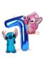 Lilo Stitch and Angel Balloon Set 7 Years Old 3 Piece Navy Blue Number Balloon Birthday Party Set - 2