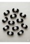 Black Stylish Pearl Floral Luxury Clip Buckle, Hair Accessory, Clip 7cm - 3
