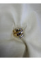 Spiral Zircon Stone Ring - 4