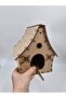 Wooden Bird Nest House Paintable (for Decoration) 20 cm X 17 cm X 17 cm - 2