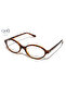 Elliptical Brown Blue Light Protection Glasses |   Sunglasses - 6