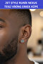 Zet Style Runik Nexus Single Viking Earring – Black Men's Single Talisman Earring - a Gorgeous Gift - 5
