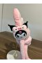 Kuromi Character Soft Plush Headphones with Movement and Sound - 4