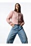Premium Plush Buttoned Crop Women's Cardigan