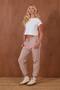 Women's Elastic Waistband Pocketed Lace-Up Sweatpants - 6