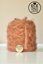 Caramel Color, Fluffy Mohair Knitting Yarn (500 Gr.) - 3