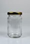 8 Pieces 105 ml Spice Jar Food Confectionery Multi-Purpose Gold Metal Lid 105 Cc Short Glass Jar - 4