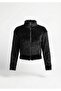Premium Plush Mock Neck Zippered Women's Cardigan - 2