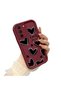 Samsung Galaxy S21 Fe 5g Compatible Silicone Material Shockproof Simple Burgundy Phone Case - 4