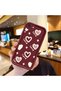 Simple Burgundy Phone Case Compatible with iPhone 7/8/Se 2020 2022 Silicone Material Shockproof - 3