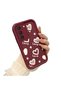 Samsung Galaxy S22 Compatible Silicone Material Shockproof Simple Burgundy Phone Case - 3