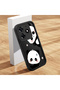 Anti-Fall Simplicity Soft Silicone Phone Case of Tecno Spark 10 Pro 4g Compatible Panda - 2