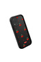 Samsung Galaxy M12/A12 Compatible Black Silicone Cherry Pattern Shock Absorbing Phone Case - 3