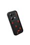 Xiaomi Poco M6 Pro 4g Compatible Black Silicone Cherry Pattern Shock Absorbing Phone Case - 3