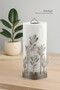 Silver Leaf Patterned Metal Paper Towel Holder |   Luxury Gold Kitchen Towel Stand |   Decorative Towel Holder - 2