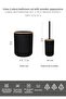 Linea Due Round 2-Piece Toilet Bowl and Brush Set - 5