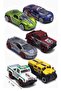 3-Piece Metal Toy Car Set - Durable Diecast Model Racing and Off-Road Vehicles - 2