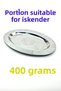 Oval Chrome Steel Alexander and Serving Plate – Authentic Engraved, 30 cm - 3
