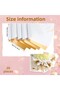 Flower Wrapping Paper 20Pcs, Double Sided Matte Transparent Gift Bouquet Wrapping Paper, White & Gold, 58X58 cm - 2
