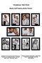 10 قطع إطار 10×15 - إطار MDF - إطار مستطيل - إطار A6 مع PVC