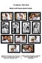 12 قطعة إطار 10x15 - إطار MDF - إطار مستطيل - إطار A6 مع PVC