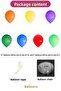 Balloon Set 75 Pieces (Orange-Yellow-Purple-Dark Green-Dark Blue-Red-Light Green) - 2