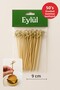 50-Pack Coffee-Colored Knotted Bamboo Toothpicks 9 cm – Party Presentation, Cocktail, Canape Natural Serving Sticks - 5