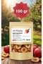 100 Gr Natural Dried Red Apple, Domestic Fresh Harvest Production, Does Not Contain Preservatives