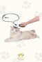 Cat Dog Comb Hairball Pick Comb Grooming Brush with Auto Clean Button Push Wire - 4