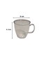 Set of 6 Transparent Mica Cups with Handles Mica Cup Set - 5