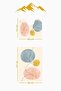Modern Patterned Digital Printing 3-Piece Bathroom Mat Set Washable Non-Slip Base Toilet Set Klz00 - 3