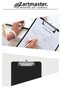 A5 Blue Cover Secretarial 1 Piece Color Clip Metal Mechanism 80 Leaf Capacity Office Bureau - 3