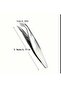 Cuticle Nipper Stainless Steel Ingrown Nail Cuticle Tweezers Curved - 6