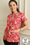 Teddy Bear Pattern Bat Sleeve Veterinarian Dentist Doctor Nurse Uniform-Single Top - 4
