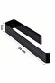 Adhesive Toilet Paper and Towel / Towel Paper Holder Double Set - Black - 3