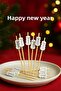 12 cm Bamboo Toothpicks with 50 Snowman Figures • New Year's Presentation and Party Decoration Set, Cocktail