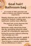Goat Hair Bath Hammam Scrub Glove Exfoliating Glove 17X25 Cm. - 5