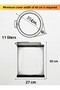 Cassone Inside-Cabinet Chrome Metal Lux Trash Bin 11 Lt, with Automatic Opening Lid - 4