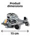 Dual Rotor Helicopter Toy – 360 °   Rotation and Moving Drive Gray - 2