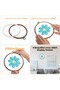 Wooden Look Round Hanging Plastic Pulley 12 cm - 4