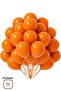 20 Pieces Orange Balloon Background Balloon Birthday Decoration